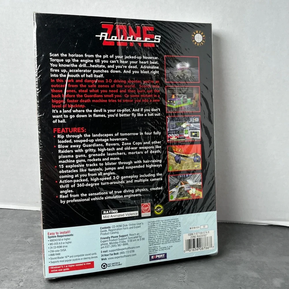Virgin Interactive zone raiders